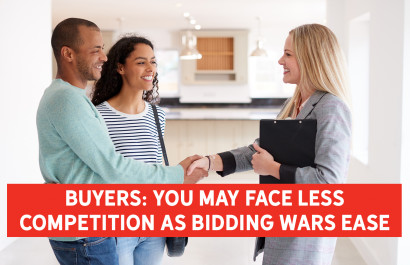 Buyers: You May Face Less Competition as Bidding Wars Ease | Slocum Real Estate